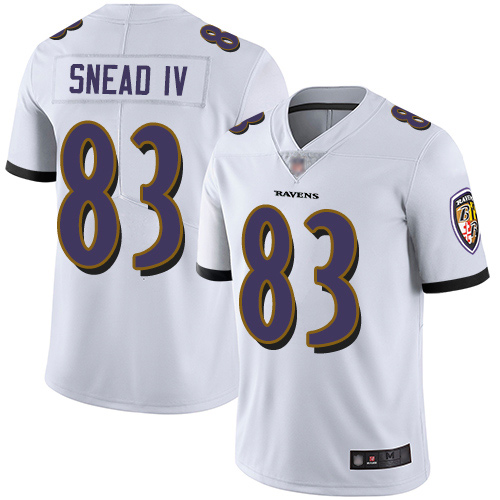 Baltimore Ravens Limited White Men Willie Snead IV Road Jersey NFL Football #83 Vapor Untouchable->youth nfl jersey->Youth Jersey
